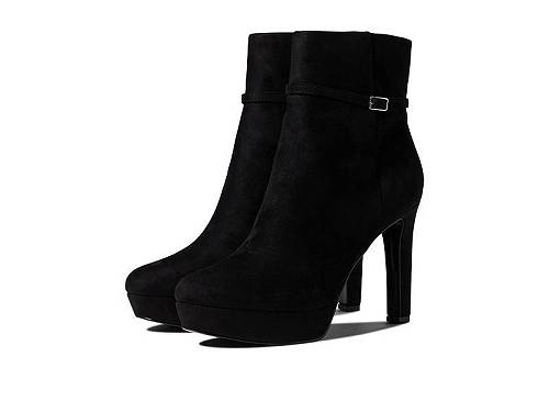 送料無料 ナインウエスト Nine West レディース 女性用 シューズ 靴 ブーツ アンクル ショートブーツ Gripe 2 - Black Suede