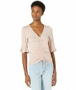 送料無料 バッファローデービッドビトン Buffalo David Bitton レディース 女性用 ファッション Tシャツ Tinley V-Neck Ruched Top - A..