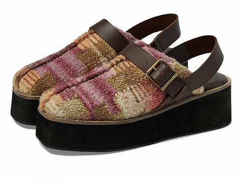  t[s[v Free People fB[X p V[Y C NbO Astrid Platform Mule - Mulberry Mix