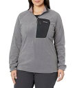  RrA Columbia fB[X p t@bV AE^[ WPbg R[g WPbg Outdoor Tracks(TM) 1/2 Zip - City Grey/Black