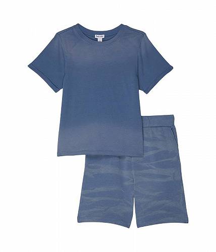 送料無料 スプレンデッド Splendid Littles 男の子用 ファッション 子供服 セット Spray Cloud Short Sleeve Set (Toddler/Little Kids/Big Kids) - Cool Blue