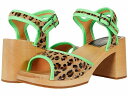 こちらの商品は スウェディッシュハズビーンズ Swedish Hasbeens レディース 女性用 シューズ 靴 ヒール Steppe Sandal - Leopard/Neon Green です。 注文後のサイズ変更・キャンセルは出来ませ...