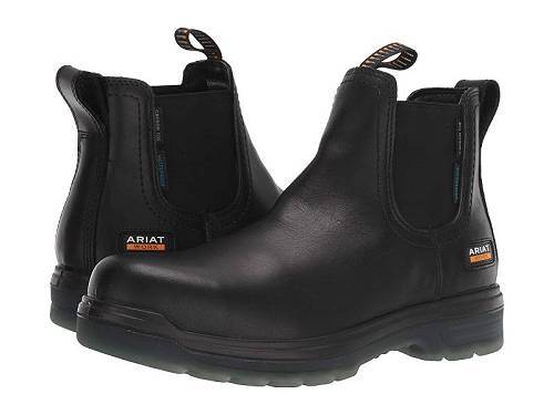 送料無料 アリアト Ariat メンズ 男性用 シューズ 靴 ブーツ ワークブーツ Turbo Chelsea Waterproof C..