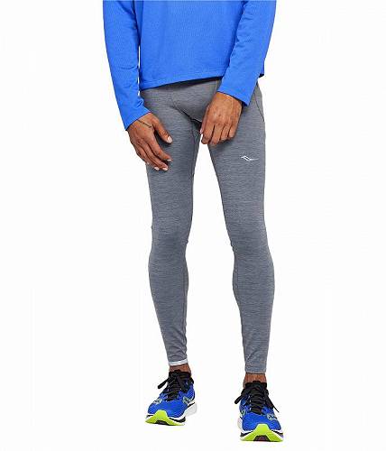 送料無料 サッカニー Saucony メンズ 男性用 ファッション パンツ ズボン Bell Lap Tights - Dark Grey Heather