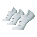 送料無料 ブルックス Brooks ファッション ソックス 靴下 Run-In No Show 3-Pack - White