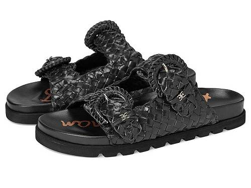 送料無料 サムエデルマン Sam Edelman レディース 女性用 シューズ 靴 サンダル Tiffanie - Black Leat..