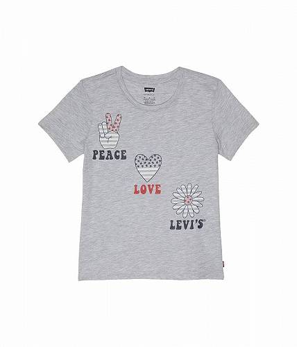 ̵ ꡼Х Levi's(R) Kids λ եå Ҷ T Graphic T-Shirt (Big Kids) - Light Grey Heather