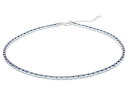  Madewell fB[X p WG[ i lbNX Tennis Collection Baguette Crystal Necklace - Polished Silver