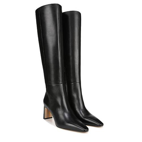 楽天グッズ×グッズ送料無料 サムエデルマン Sam Edelman レディース 女性用 シューズ 靴 ブーツ ロングブーツ Sylvia - Black Leather