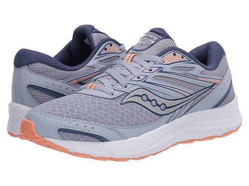 送料無料 サッカニー Saucony レディース 女性用 シューズ 靴 スニーカー 運動靴 Versafoam Cohesion 13 - Blue Mist/Melon