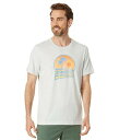 送料無料 ライフイズグッド Life is good メンズ 男性用 ファッション Tシャツ Ballyard Beach Short Sleeve Crusher-Lite(TM) Tee - Fog Gray