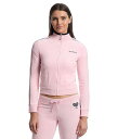 送料無料 ジューシークチュール Juicy Couture レディース 女性用 ファッション パーカー スウェット Heritage Mock Neck Track Jacket with Back Graphic - Whisper Pink|詳細画像