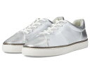 送料無料 ジョーンストンアンドマーフィー Johnston & Murphy レディース 女性用 シューズ 靴 スニーカー 運動靴 Callie Lace To Toe - Silver Metallic Sheepskin