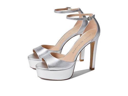 楽天グッズ×グッズ送料無料 スチュアートワイツマン Stuart Weitzman レディース 女性用 シューズ 靴 ヒール Disco Platform Sandal - Silver