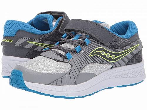 こちらの商品は サッカニー Saucony Kids 男の子用 キッズシューズ 子供靴 スニーカー 運動靴 Velocer A/C (Little Kid/Big Kid) - Grey/Blue です。 注文後のサイズ変更・キャンセルは出来ませんので、十分なご検討の上でのご注文をお願いいたします。 ※靴など、オリジナルの箱が無い場合がございます。ご確認が必要な場合にはご購入前にお問い合せください。 ※画面の表示と実物では多少色具合が異なって見える場合もございます。 ※アメリカ商品の為、稀にスクラッチなどがある場合がございます。使用に問題のない程度のものは不良品とは扱いませんのでご了承下さい。 ━ カタログ（英語）より抜粋 ━ The sporty upper of this Saucony(R) Velocer A/C sneakers boast a leather upper with soft fabric panels to ensure a breathable fit. Lace-up with hook-and-loop closure and padded collar for comfort. Soft fabric lining and lightly-padded insole offer comfort with each step. Synthetic outsole. ※掲載の寸法や重さはサイズ「12.5 Little Kid, width M」を計測したものです. サイズにより異なりますので、あくまで参考値として参照ください. 実寸（参考値）： Weight: 約 140 g ■サイズの幅(オプション)について Slim &lt; Narrow &lt; Medium &lt; Wide &lt; Extra Wide S &lt; N &lt; M &lt; W A &lt; B &lt; C &lt; D &lt; E &lt; EE(2E) &lt; EEE(3E) ※足幅は左に行くほど狭く、右に行くほど広くなります ※標準はMedium、M、D(またはC)となります ※メーカー毎に表記が異なる場合もございます