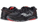 送料無料 サッカニー Saucony メンズ 男性用 シューズ 靴 スニーカー 運動靴 Grid Escape TR5 - Black/Silver/Red