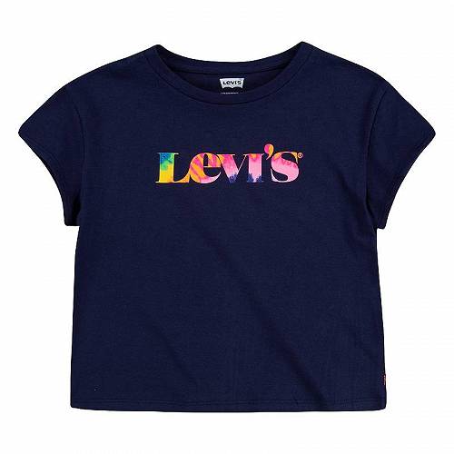 こちらの商品は リーバイス Levi&#039;s(R) Kids 女の子用 ファッション 子供服 Tシャツ Dropped Shoulder Boxy Tee (Big Kids) - Peacoat です。 注文後のサイズ変更・キャンセルは出来ませんので、十分なご検討の上でのご注文をお願いいたします。 ※靴など、オリジナルの箱が無い場合がございます。ご確認が必要な場合にはご購入前にお問い合せください。 ※画面の表示と実物では多少色具合が異なって見える場合もございます。 ※アメリカ商品の為、稀にスクラッチなどがある場合がございます。使用に問題のない程度のものは不良品とは扱いませんのでご了承下さい。 ━ カタログ（英語）より抜粋 ━ Dropped Shoulder Boxy Tee (Big Kids). Super soft fabric blend. Dropped shoulders offer a relaxed fit. Rainbow tie dye Levi&#039;s(R) logo to the front. Classic crew neckline. 100% Cotton. Machine wash. Levi&#039;s Kids Dropped Shoulder Boxy Tee (Big Kids) 9609270