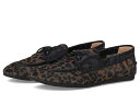 送料無料 スティーブマデン Steve Madden レディース 女性用 シューズ 靴 ローファー ボートシューズ Sag - Black/Leopard