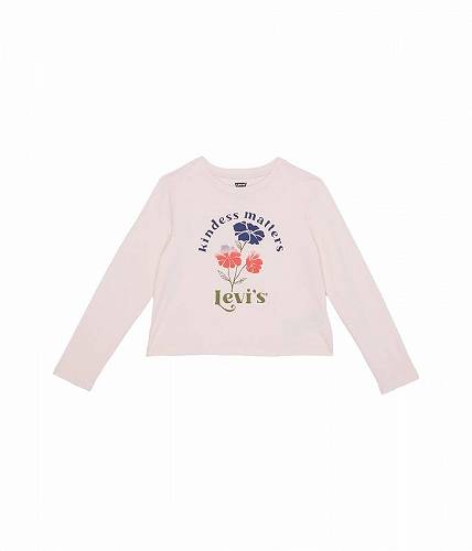 送料無料 リーバイス Levi&#039;s(R) Kids 女の子用 ファッション 子供服 セット Long Sleeve Graphic T-Shirt and Scrunchie Gift Set (Big Kids) - Potpourri