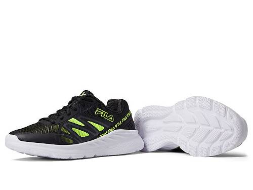 送料無料 フィラ Fila メンズ 男性用 シューズ 靴 スニーカー 運動靴 Memory Cryptostride - Safety Yellow/Black/White