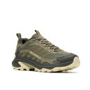 送料無料 メレル Merrell メンズ 男性用 シューズ 靴 ブーツ ハイキング トレッキング Moab Speed 2 - Olive