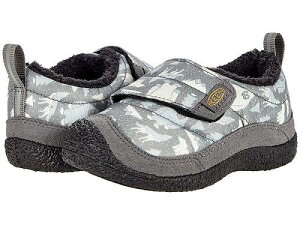 送料無料 キーン Keen Kids キッズ 子供用 キッズシューズ 子供靴 スリッパ ハット 帽子 Howser Low Wrap (Toddler/Little Kid) - Steel Grey/Star White