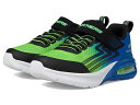 送料無料 スケッチャーズ SKECHERS KIDS 男の子用 キッズシューズ 子供靴 スニーカー 運動靴 Microspec Max Advance (Little Kid/Big Kid) - Black/Blue/Lime(4)
