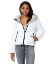  TGf} Sam Edelman fB[X p t@bV AE^[ WPbg R[g _EEEC^[R[g Hooded Short Puffer with Drawcord Detail - White/Sand