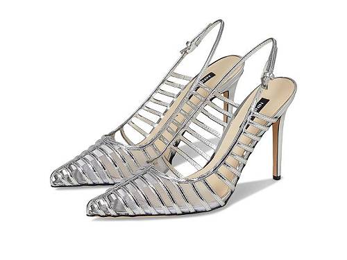 送料無料 ナインウエスト Nine West レディース 女性用 シューズ 靴 ヒール Filane - Silver Mirror Me..