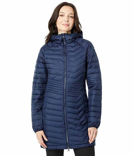 送料無料 コロンビア Columbia レディース 女性用 ファッション アウター ジャケット コート ダウン・ウインターコート Powder Lite(TM) Mid Jacket - Dark Nocturnal