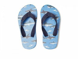 送料無料 Joules Kids 男の子用 キッズシューズ 子供靴 サンダル Flip-Flop (Toddler/Little Kid/Big Kid) - Blue Sharks