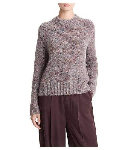 送料無料 ヴィンス Vince レディース 女性用 ファッション セーター Marled Crew Neck Sweater - Cognac Combo