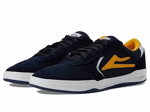 送料無料 ラカイ Lakai メンズ 男性用 シューズ 靴 スニーカー 運動靴 Atlantic - Navy/Gold Suede