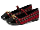 送料無料 スティーブマデン Steve Madden Kids 女の子用 キッズシューズ 子供靴 フラット Vivi Casual (Toddler/Little Kid) - Red Plaid