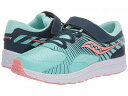 送料無料 サッカニー Saucony Kids 女の子用 キッズシューズ 子供靴 スニーカー 運動靴 Velocer A/C (Little Kid/Big Kid) - Navy/Turquoise