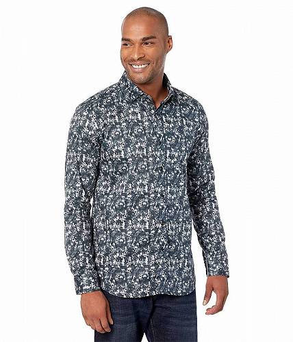  o[g On Robert Graham Y jp t@bV {^Vc Hawking Long Sleeve Woven Shirt - Black