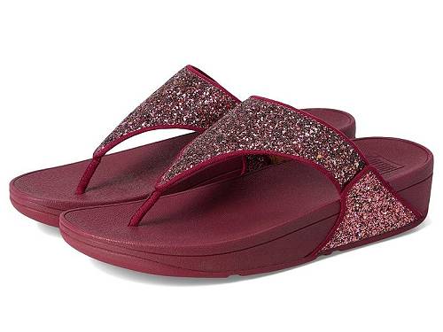 送料無料 フィットフロップ FitFlop レディース 女性用 シューズ 靴 サンダル Lulu Multi-Tonal Glitter Toe-Post Sandals - Ruby Mix