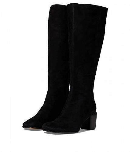 送料無料 ヴィンス Vince レディース 女性用 シューズ 靴 ブーツ ロングブーツ Maggie Tall Wide Calf - Black