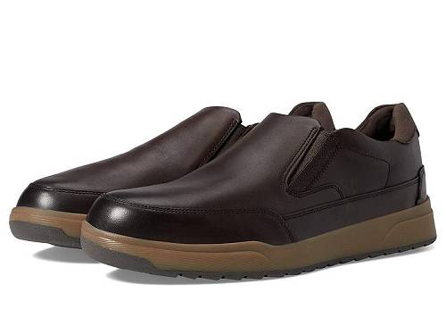 送料無料 ロックポート Rockport メンズ 男性用 シューズ 靴 スニーカー 運動靴 Bronson Slip-On - Dark Brown Leather
