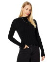 送料無料 Madewell レディース 女性用 ファッション セーター Leaton Mockneck Pullover Sweater - True Black