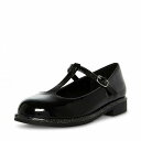 送料無料 スティーブマデン Steve Madden Kids 女の子用 キッズシューズ 子供靴 ローファー Kendall (Little Kid/Big Kid) - Black Patent