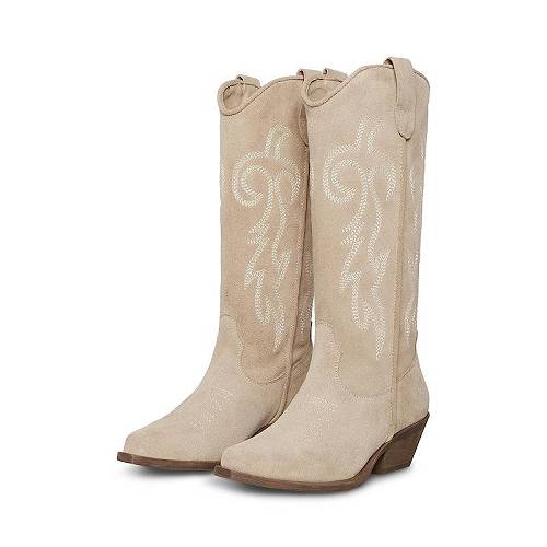 送料無料 スティーブマデン Steve Madden レディース 女性用 シューズ 靴 ブーツ ウエスタンブーツ Windie - Sand Suede