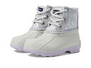 送料無料 Sperry Kids 女の子用 キッズシューズ 子供靴 ブーツ レインブーツ Port Boot (Toddler/Little Kid) - Grey Animal