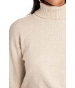 送料無料 ワンステート 1.STATE レディース 女性用 ファッション セーター Open Back Turtleneck Sweater - Camel Heather 3