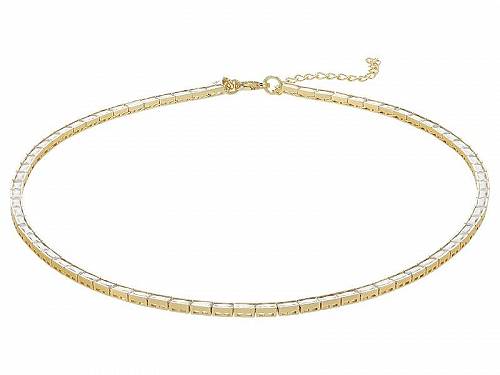 送料無料 Madewell レディース 女性用 ジュエリー 宝飾品 ネックレス Tennis Collection Baguette Crystal Necklace - Pale Gold