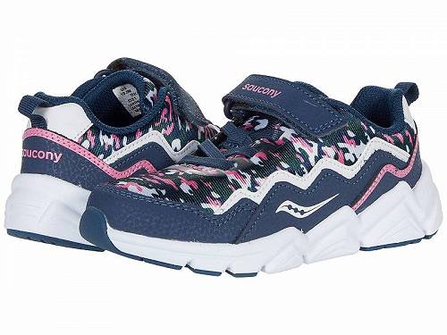 送料無料 サッカニー Saucony Kids 女の子用 キッズシューズ 子供靴 スニーカー 運動靴 Flash A/C 2.0 (Little Kid/Big Kid) - Navy/Camo