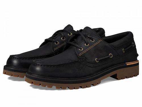 送料無料 スペリー Sperry メンズ 男性用 シューズ 靴 ボートシューズ Authentic Original 3-Eye Lug - Black