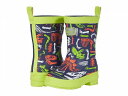 送料無料 Hatley Kids 男の子用 キッズシューズ 子供靴 ブーツ レインブーツ Dino Fossils Matte Rain Boots (Toddler/Little Kid) - Matte Dino Fossils