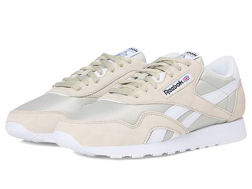 送料無料 リーボック Reebok Lifestyle メンズ 男性用 シューズ 靴 スニーカー 運動靴 Classic Nylon - Sport Beige/Sport Beige/White
