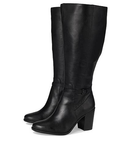 楽天グッズ×グッズ送料無料 ナチュラライザー Naturalizer レディース 女性用 シューズ 靴 ブーツ ロングブーツ Kalina - Extra Wide Shaft - Black Xw
